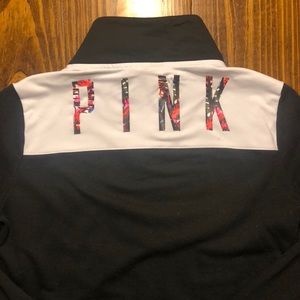 PINK half zip pullover Sz. S